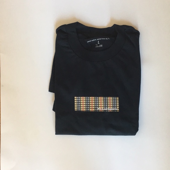 NWT Aaron’s World Box Logo s/s tshirt Black size L - Picture 1 of 4